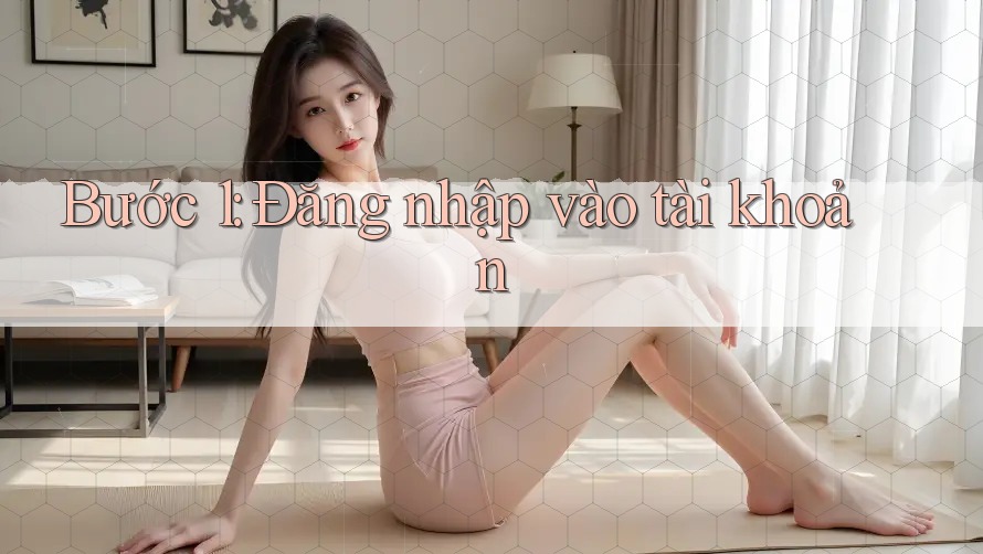Bước 1: Đăng Nhập Vào Tài Khoản