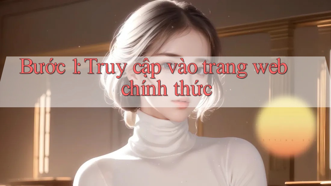 Bước 1: Truy cập vào trang web chính thức