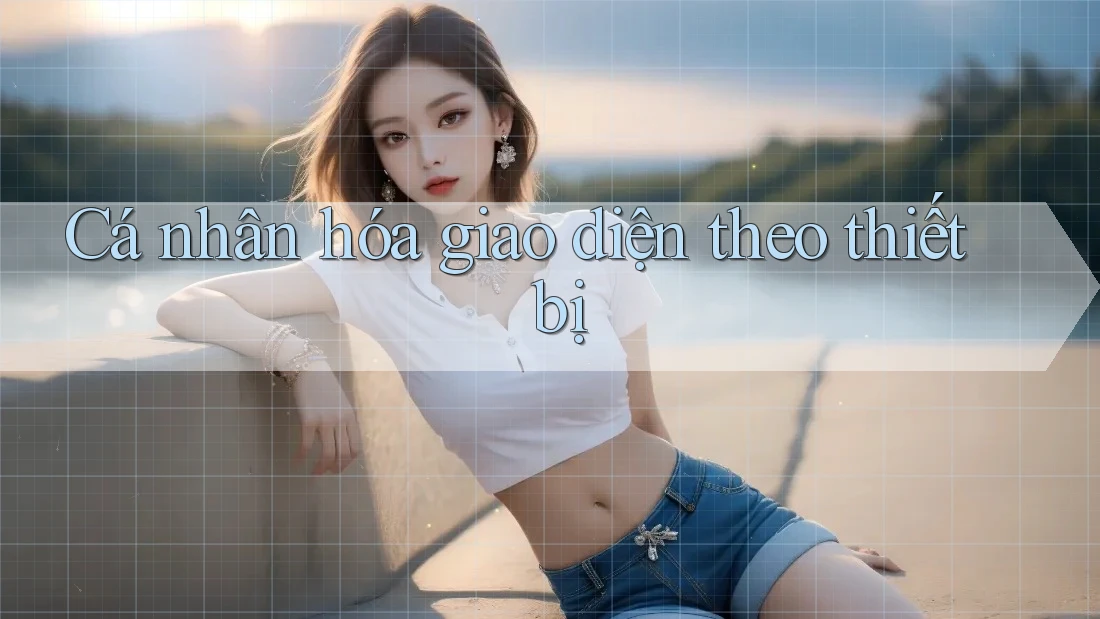 Cá nhân hóa giao diện theo thiết bị