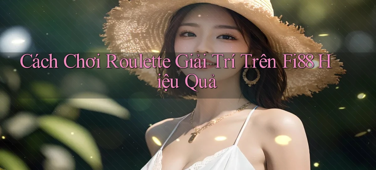 cách chơi roulette giải trí trên fi88 hiệu quả