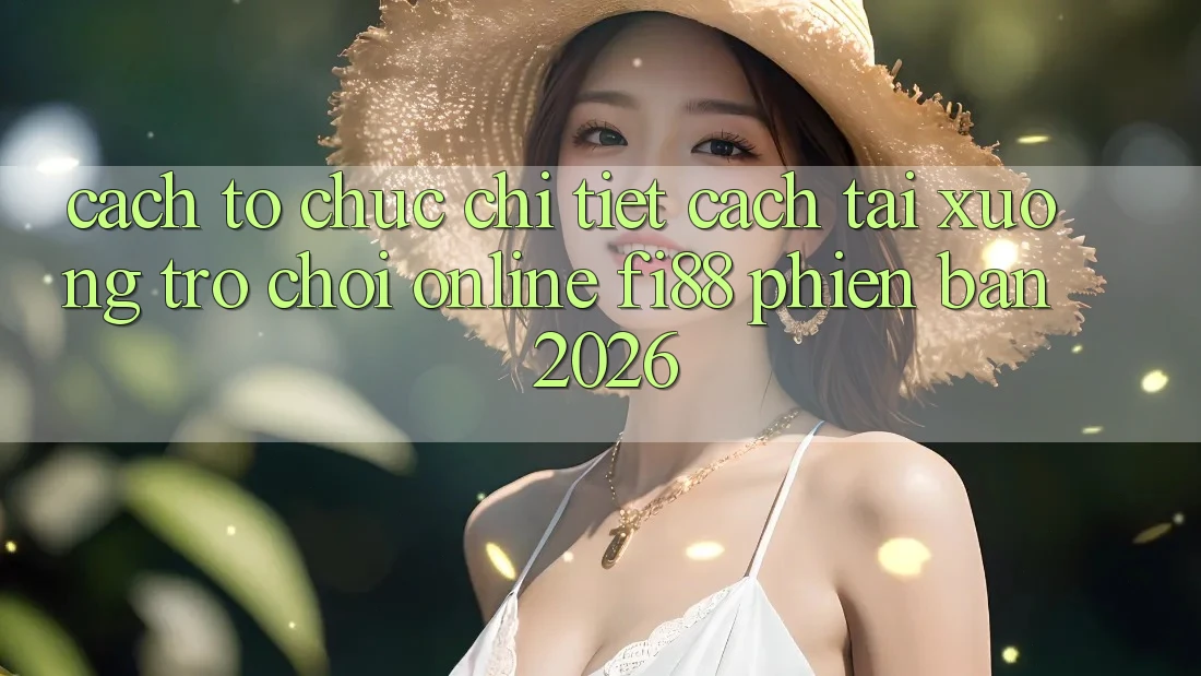 Cách tổ chức chi tiết cách tải xuống trò chơi online Fi88 phiên bản 2026 Cách tổ chức chi tiết cách tải xuống trò chơi online Fi88 phiên bản 2026