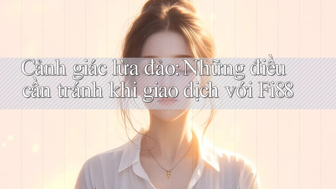 Cảnh giác lừa đảo: Những điều cần tránh khi giao dịch với Fi88 Cảnh giác lừa đảo: Những điều cần tránh khi giao dịch với Fi88