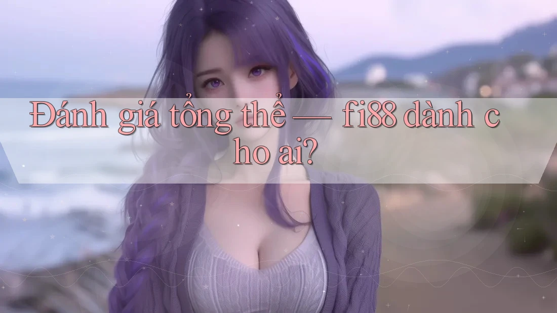 Đánh giá tổng thể — fi88 dành cho ai? Đánh giá tổng thể — fi88 dành cho ai?