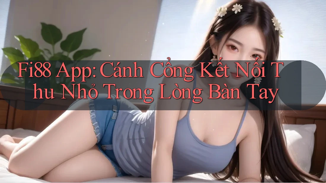 Fi88 App: Cánh Cổng Kết Nối Thu Nhỏ Trong Lòng Bàn Tay Fi88 App: Cánh Cổng Kết Nối Thu Nhỏ Trong Lòng Bàn Tay