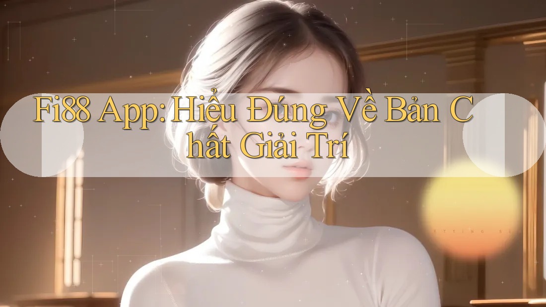 Fi88 App: Hiểu Đúng Về Bản Chất Giải Trí Fi88 App: Hiểu Đúng Về Bản Chất Giải Trí