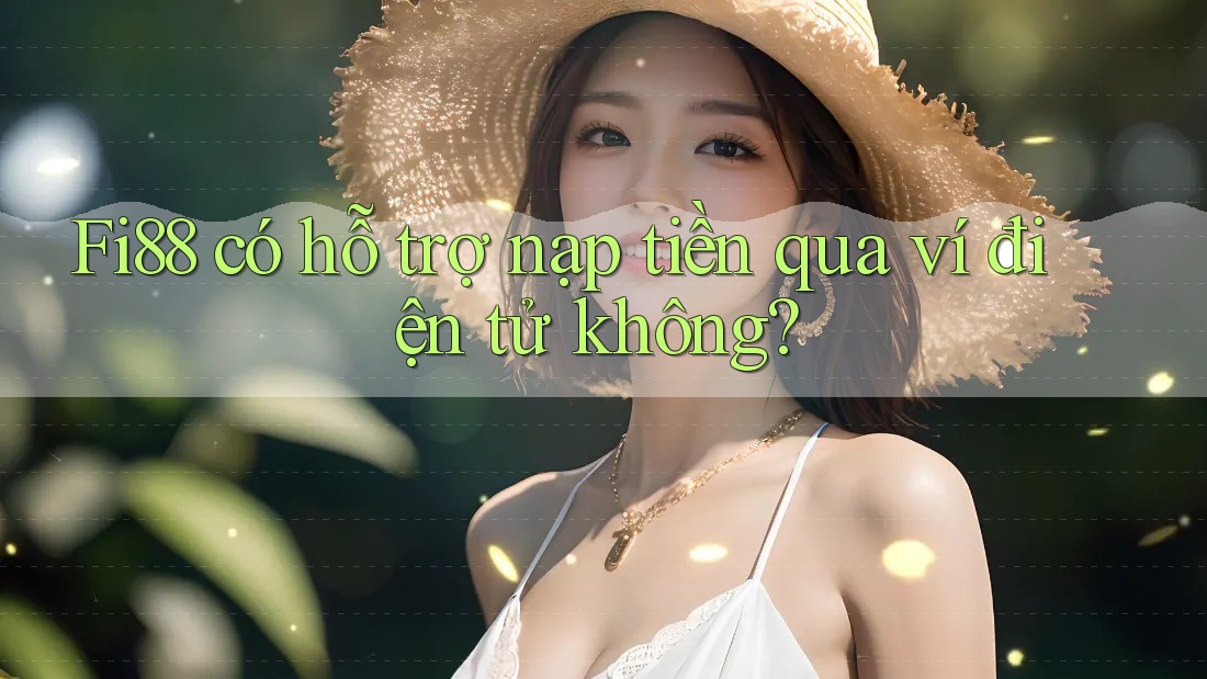 Fi88 có hỗ trợ nạp tiền qua ví điện tử không? Fi88 có hỗ trợ nạp tiền qua ví điện tử không?