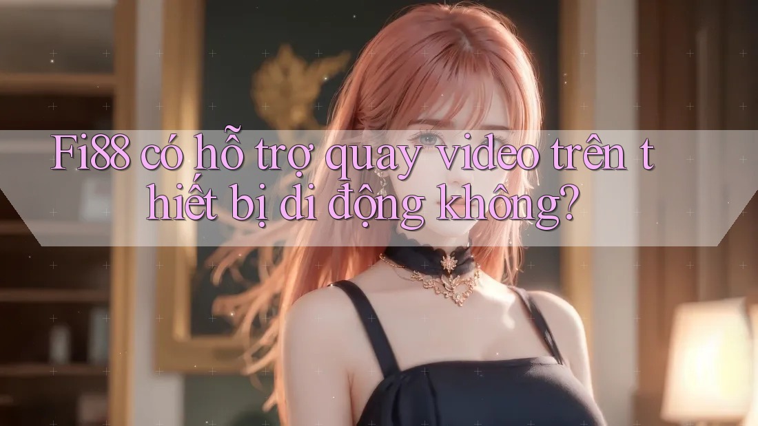 Fi88 có hỗ trợ quay video trên thiết bị di động không? Fi88 có hỗ trợ quay video trên thiết bị di động không?