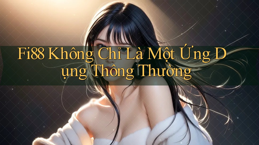 Fi88 Không Chỉ Là Một Ứng Dụng Thông Thường