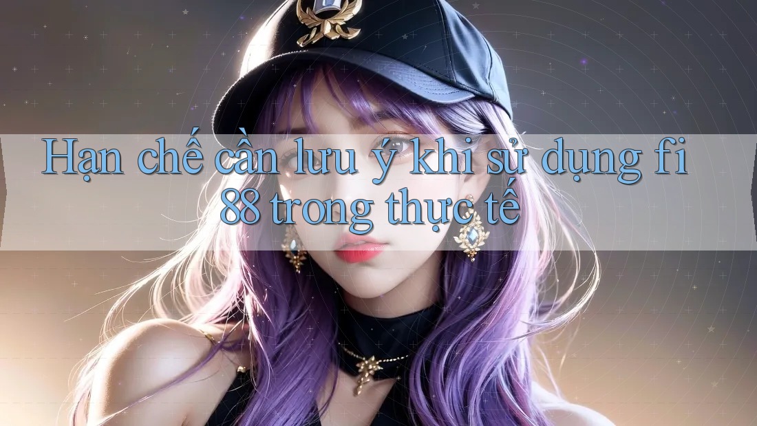 Hạn chế cần lưu ý khi sử dụng fi88 trong thực tế Hạn chế cần lưu ý khi sử dụng fi88 trong thực tế