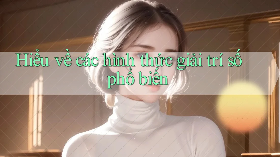 Hiểu về các hình thức giải trí số phổ biến Hiểu về các hình thức giải trí số phổ biến