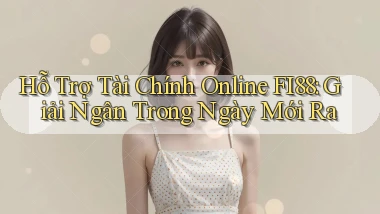 hỗ trợ tài chính online fi88 giải ngân trong ngày mới ra