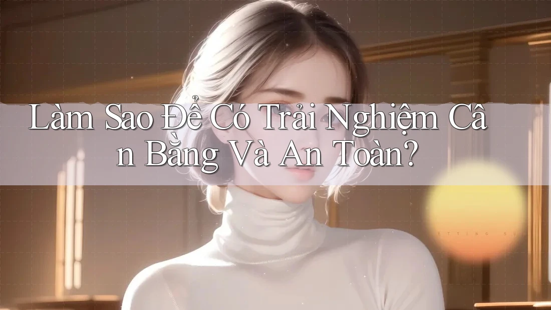 Làm Sao Để Có Trải Nghiệm Cân Bằng Và An Toàn? Làm Sao Để Có Trải Nghiệm Cân Bằng Và An Toàn?