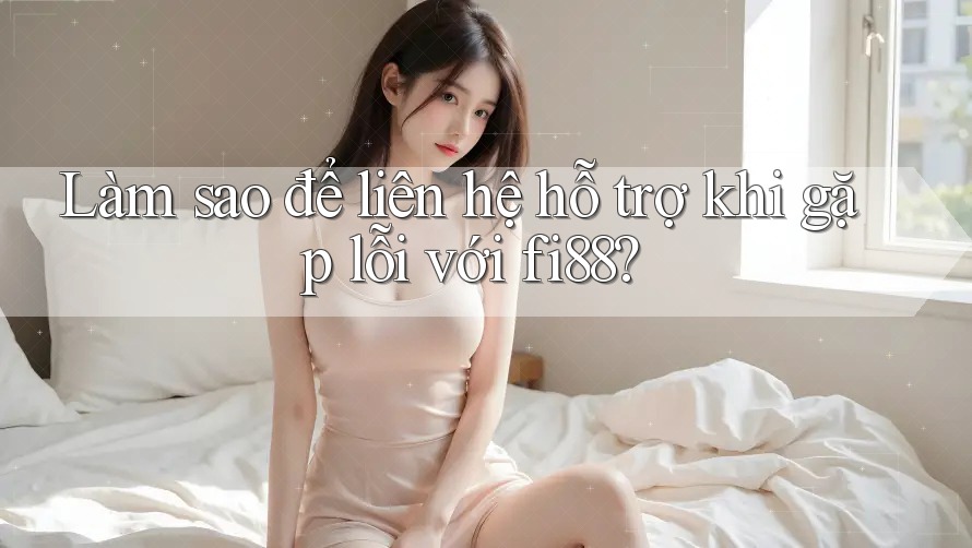 Làm sao để liên hệ hỗ trợ khi gặp lỗi với fi88? Làm sao để liên hệ hỗ trợ khi gặp lỗi với fi88?
