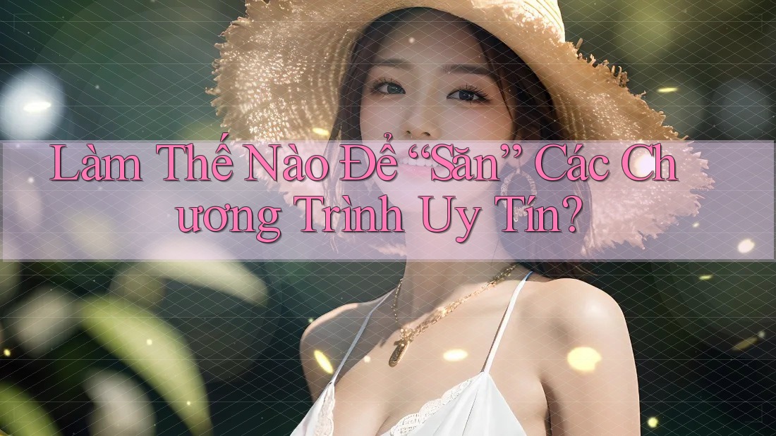 Làm Thế Nào Để “Săn” Các Chương Trình Uy Tín?