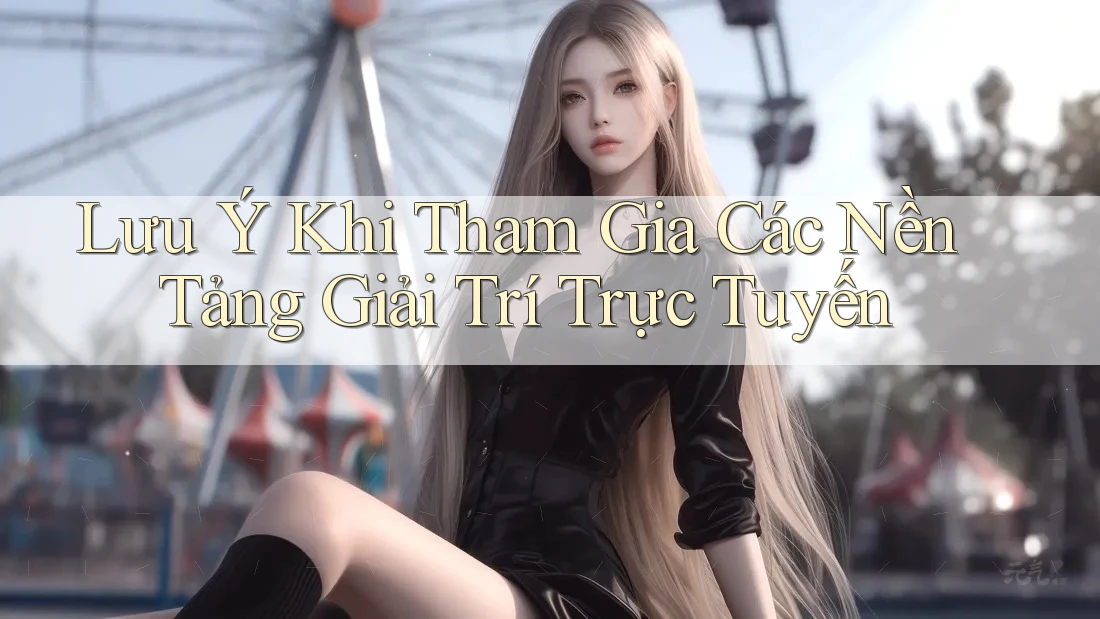 Lưu Ý Khi Tham Gia Các Nền Tảng Giải Trí Trực Tuyến Lưu Ý Khi Tham Gia Các Nền Tảng Giải Trí Trực Tuyến
