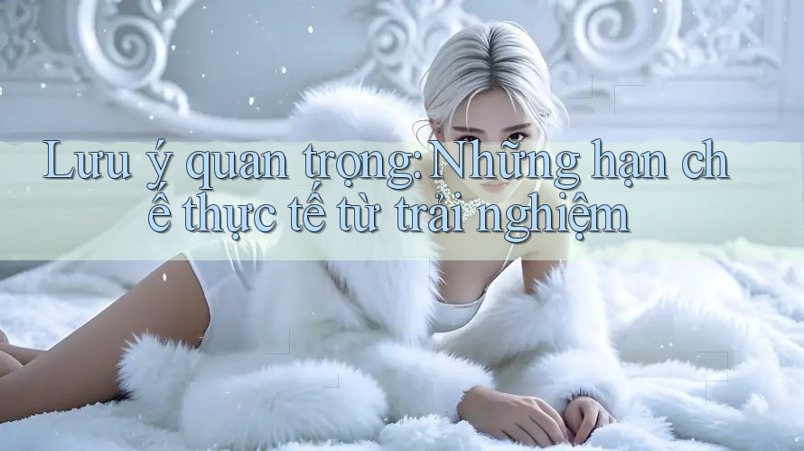 Lưu ý quan trọng: Những hạn chế thực tế từ trải nghiệm Lưu ý quan trọng: Những hạn chế thực tế từ trải nghiệm