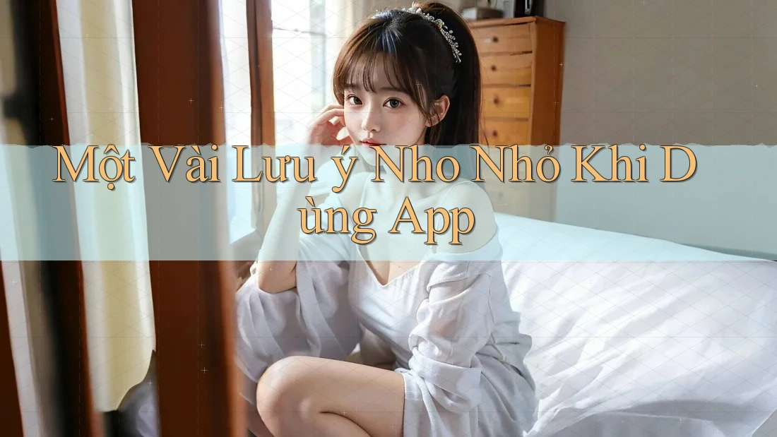 Một Vài Lưu ý Nho Nhỏ Khi Dùng App Một Vài Lưu ý Nho Nhỏ Khi Dùng App