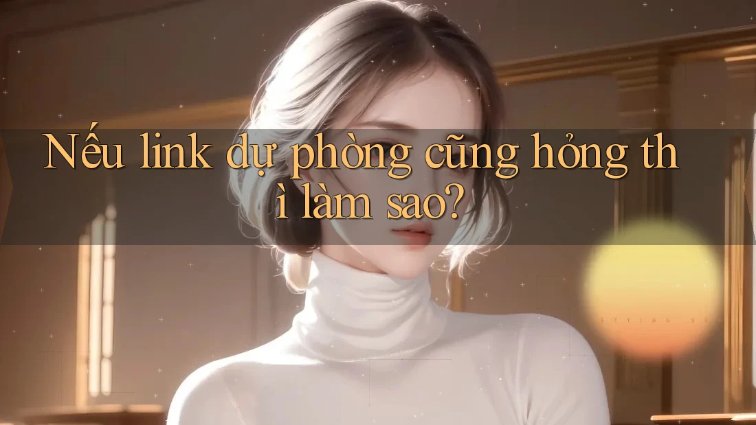 Nếu link dự phòng cũng hỏng thì làm sao? Nếu link dự phòng cũng hỏng thì làm sao?