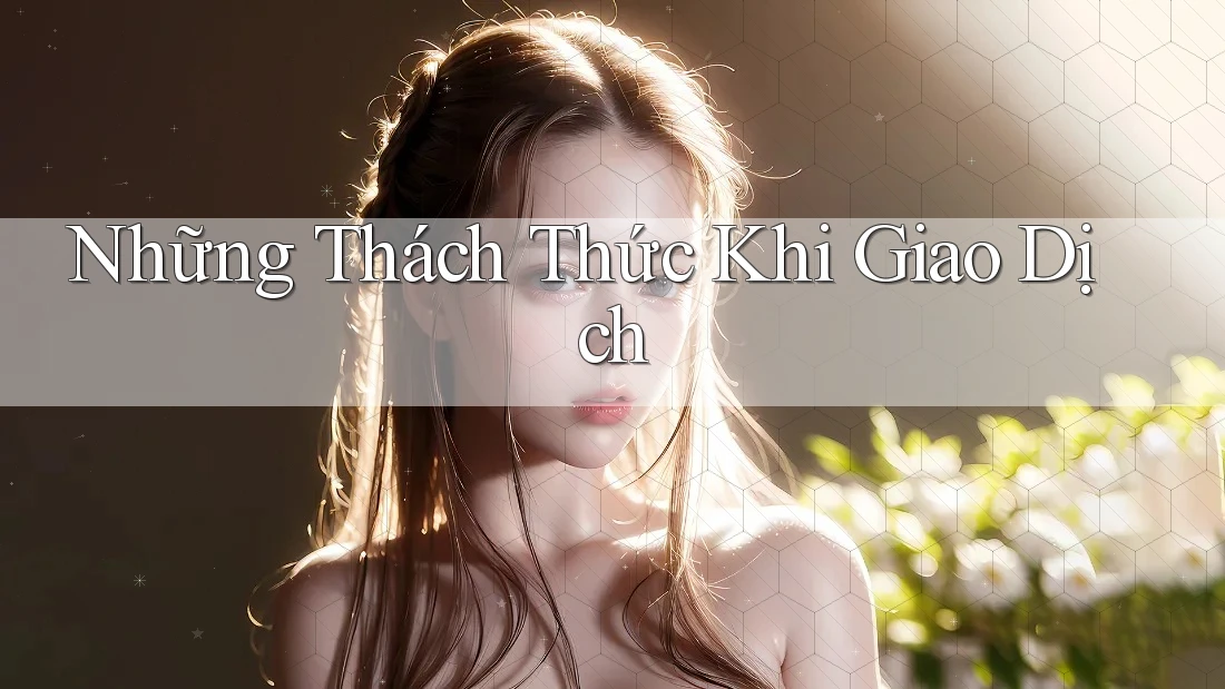 Những Thách Thức Khi Giao Dịch Những Thách Thức Khi Giao Dịch
