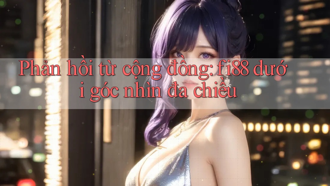 Phản hồi từ cộng đồng: fi88 dưới góc nhìn đa chiều Phản hồi từ cộng đồng: fi88 dưới góc nhìn đa chiều