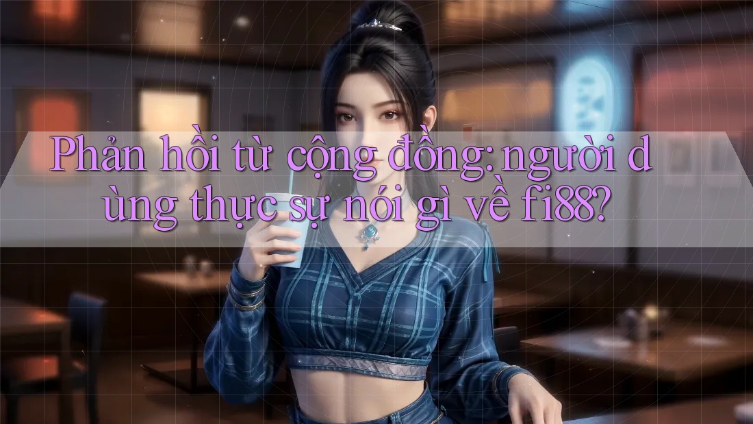 Phản hồi từ cộng đồng: người dùng thực sự nói gì về fi88? Phản hồi từ cộng đồng: người dùng thực sự nói gì về fi88?