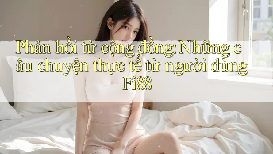 Phản hồi từ cộng đồng: Những câu chuyện thực tế từ người dùng Fi88 Phản hồi từ cộng đồng: Những câu chuyện thực tế từ người dùng Fi88