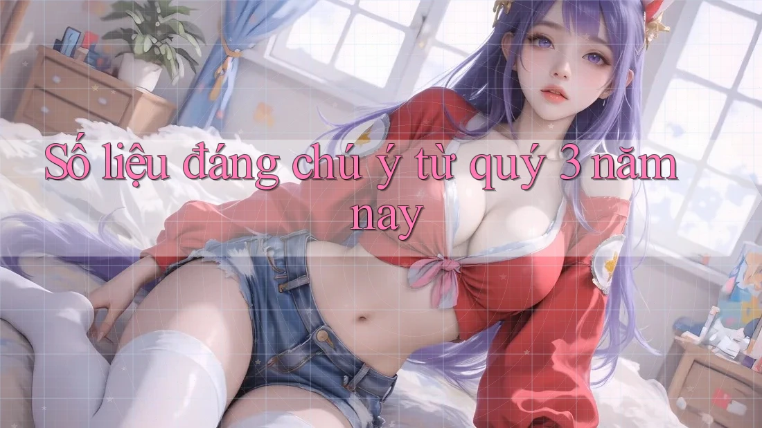 Số liệu đáng chú ý từ quý 3 năm nay Số liệu đáng chú ý từ quý 3 năm nay