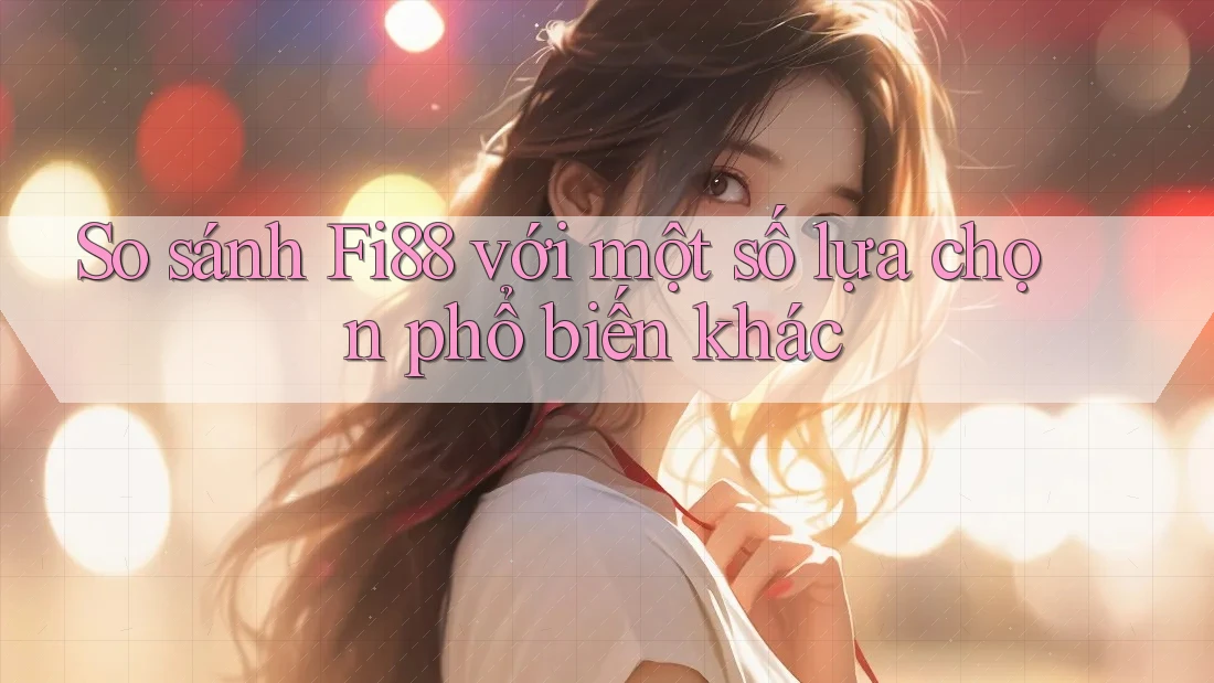 So sánh Fi88 với một số lựa chọn phổ biến khác
