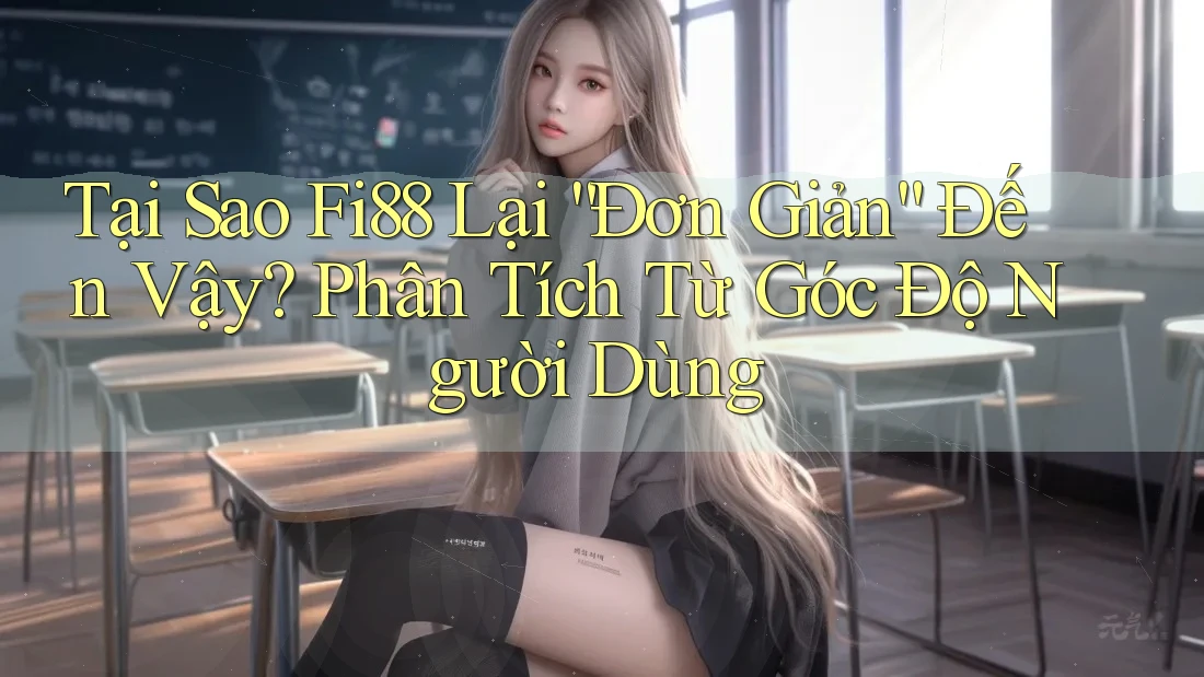 Tại Sao Fi88 Lại “Đơn Giản” Đến Vậy? Phân Tích Từ Góc Độ Người Dùng