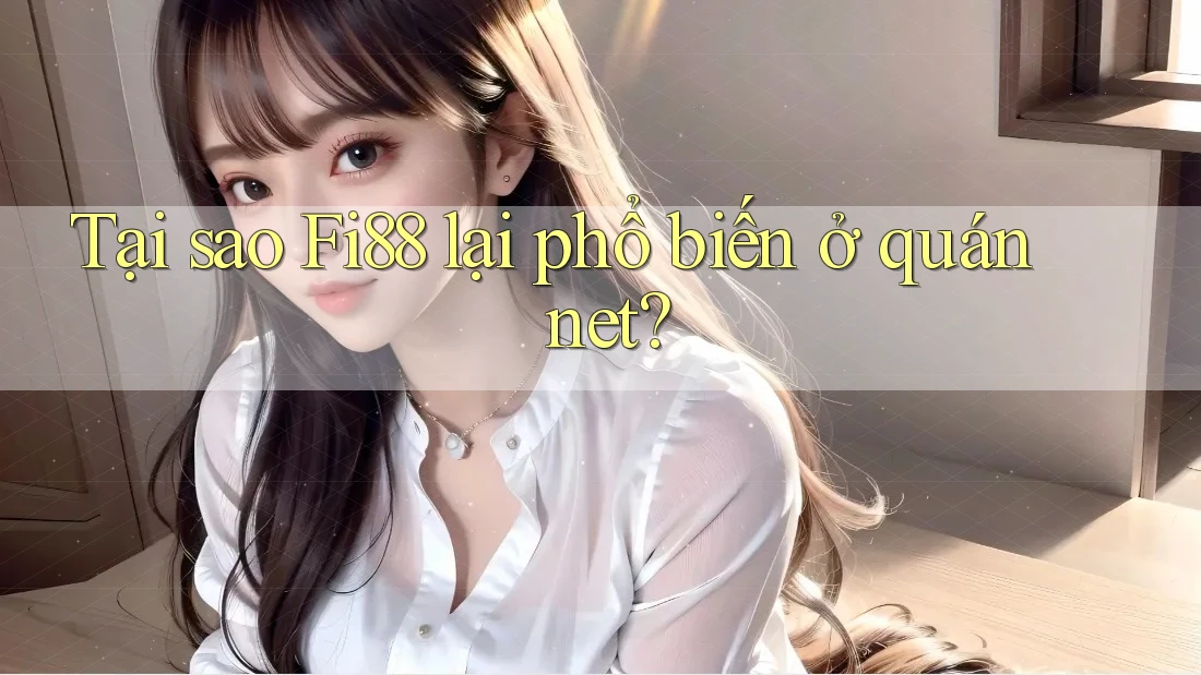 Tại sao Fi88 lại phổ biến ở quán net?