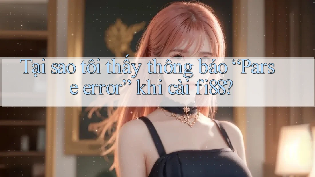 Tại sao tôi thấy thông báo “Parse error” khi cài fi88?