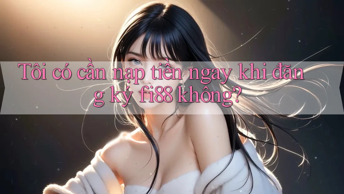 Tôi có cần nạp tiền ngay khi đăng ký fi88 không?