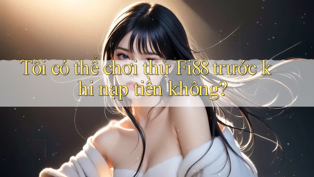 Tôi có thể chơi thử Fi88 trước khi nạp tiền không? Tôi có thể chơi thử Fi88 trước khi nạp tiền không?