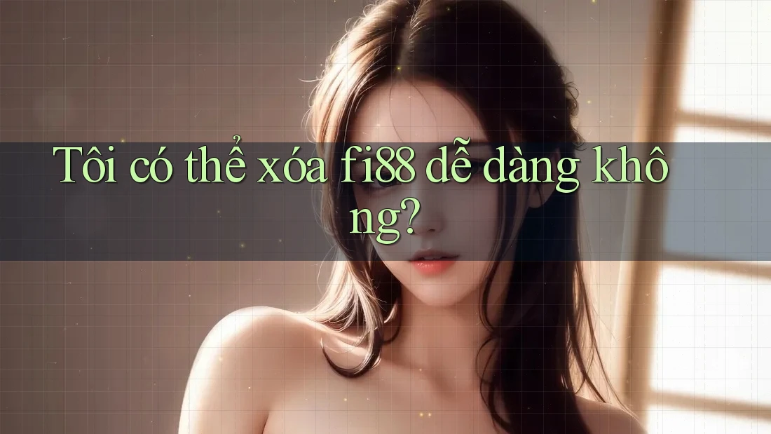 Tôi có thể xóa fi88 dễ dàng không? Tôi có thể xóa fi88 dễ dàng không?