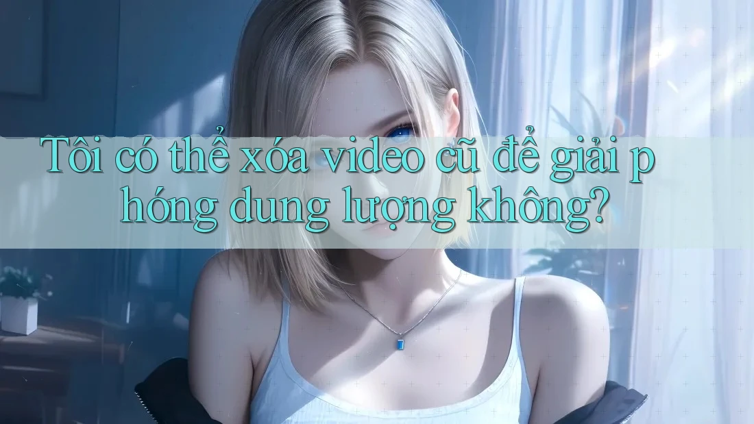 Tôi có thể xóa video cũ để giải phóng dung lượng không? Tôi có thể xóa video cũ để giải phóng dung lượng không?