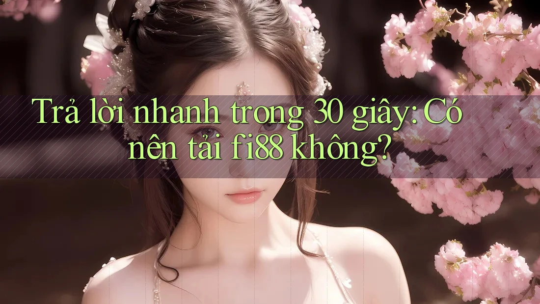 Trả lời nhanh trong 30 giây: Có nên tải fi88 không?