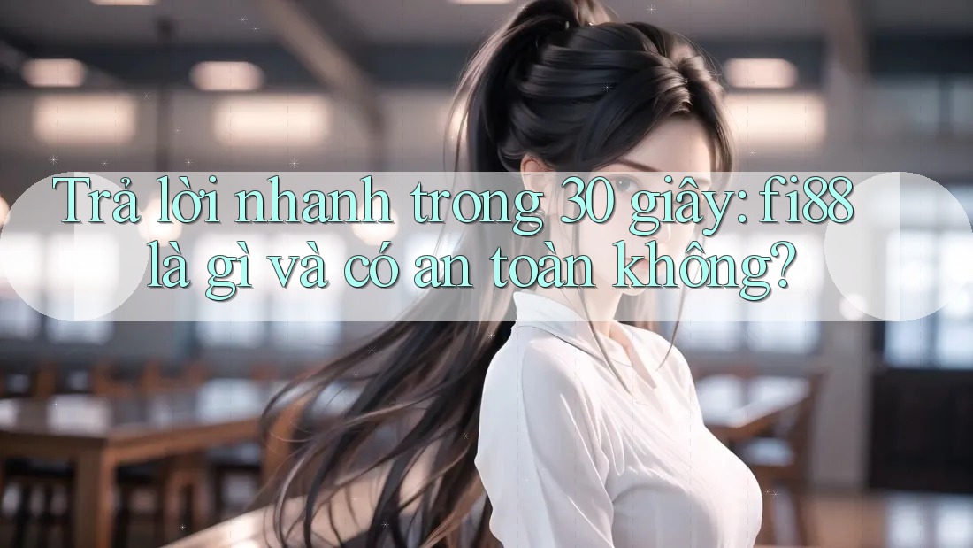 Trả lời nhanh trong 30 giây: fi88 là gì và có an toàn không? Trả lời nhanh trong 30 giây: fi88 là gì và có an toàn không?
