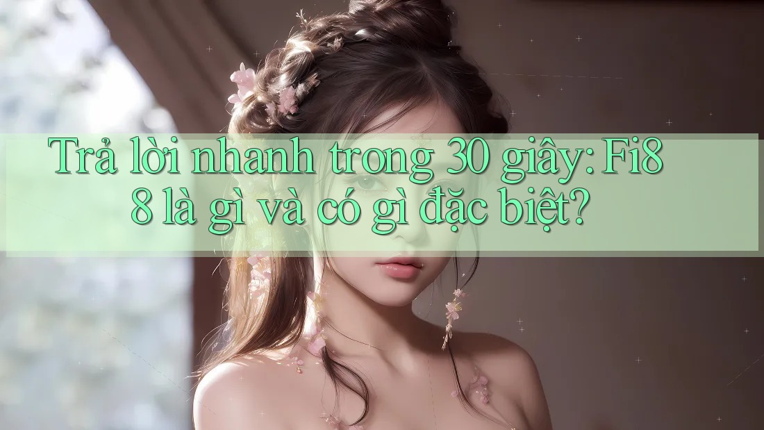 Trả lời nhanh trong 30 giây: Fi88 là gì và có gì đặc biệt? Trả lời nhanh trong 30 giây: Fi88 là gì và có gì đặc biệt?