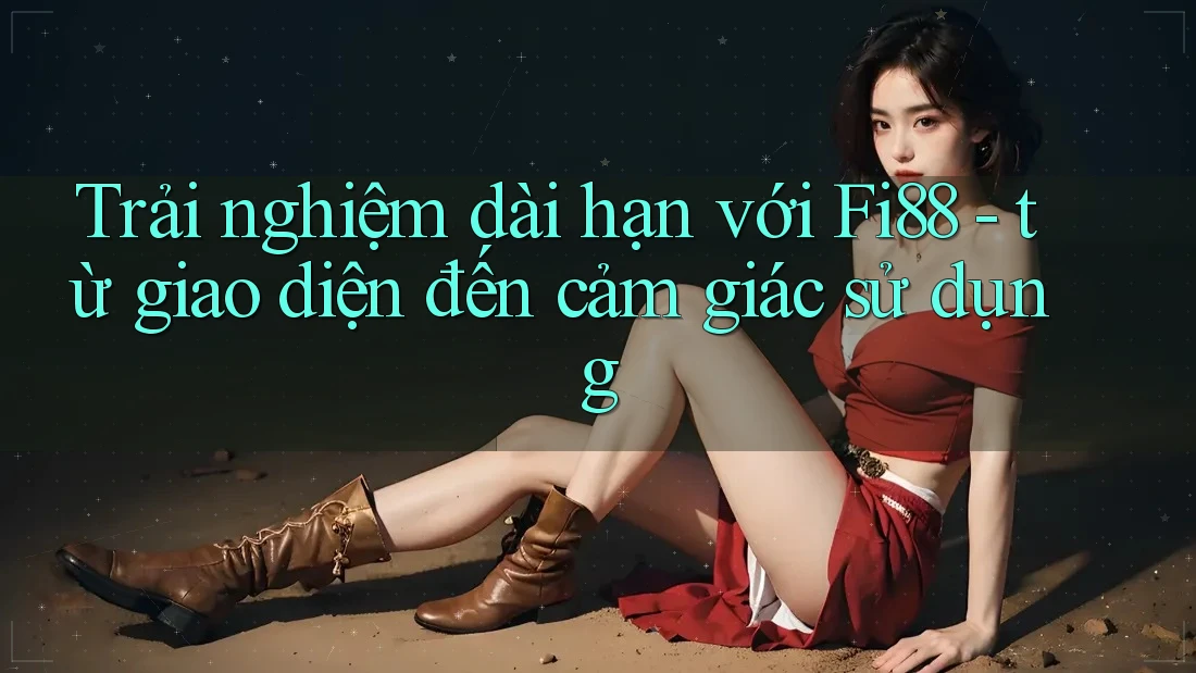 Trải nghiệm dài hạn với Fi88 - từ giao diện đến cảm giác sử dụng Trải nghiệm dài hạn với Fi88 - từ giao diện đến cảm giác sử dụng