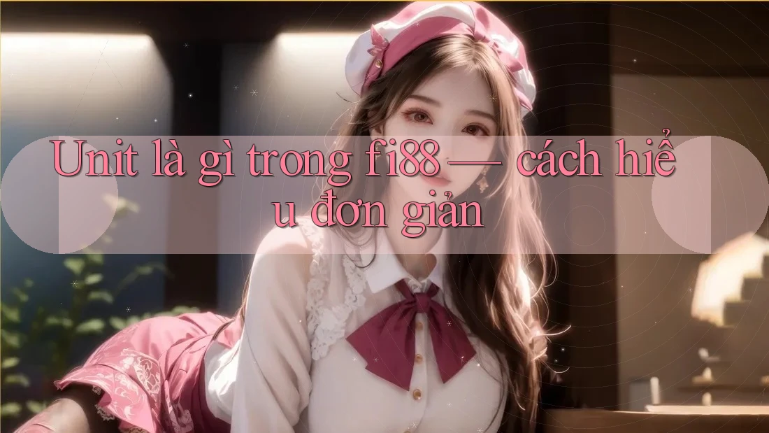 Unit là gì trong fi88 — cách hiểu đơn giản Unit là gì trong fi88 — cách hiểu đơn giản