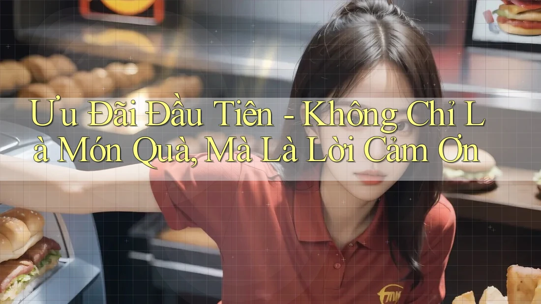 Ưu Đãi Đầu Tiên - Không Chỉ Là Món Quà, Mà Là Lời Cảm Ơn Ưu Đãi Đầu Tiên - Không Chỉ Là Món Quà, Mà Là Lời Cảm Ơn
