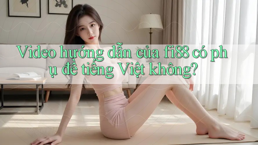 Video hướng dẫn của fi88 có phụ đề tiếng Việt không?