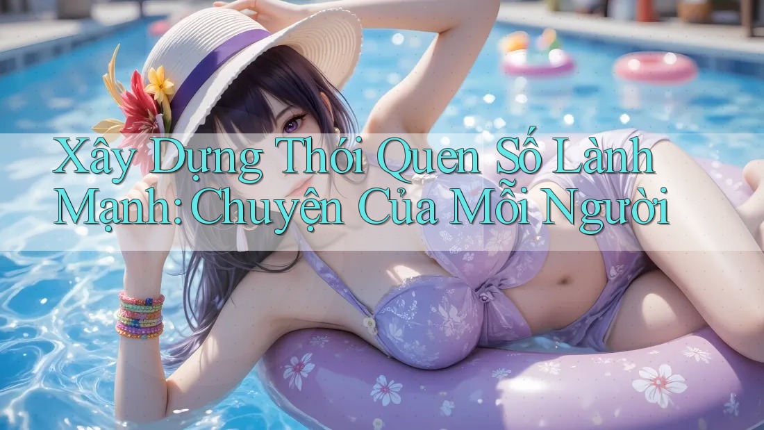 Xây Dựng Thói Quen Số Lành Mạnh: Chuyện Của Mỗi Người Xây Dựng Thói Quen Số Lành Mạnh: Chuyện Của Mỗi Người