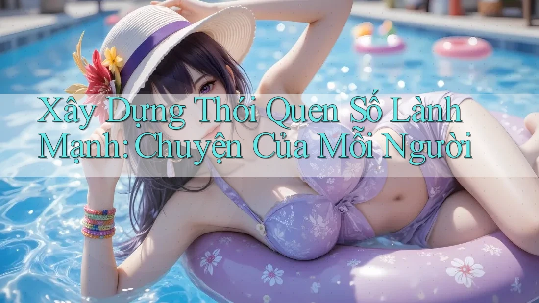Xây Dựng Thói Quen Số Lành Mạnh: Chuyện Của Mỗi Người Xây Dựng Thói Quen Số Lành Mạnh: Chuyện Của Mỗi Người
